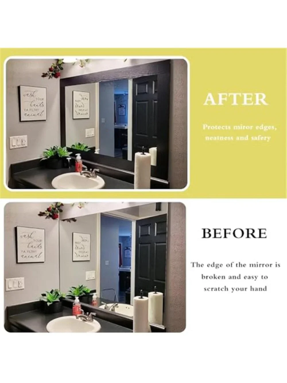 Black Wood Grain Peel Stick Wallpaper Border Waterproof Wall Sticker Kitchen Tub